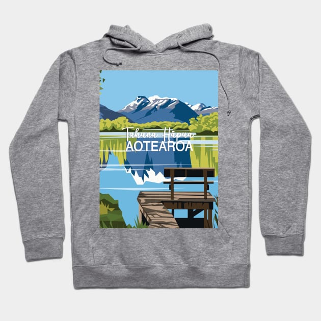 Tahuna Hapua/Glenorchy Lagoon Hoodie by irajane